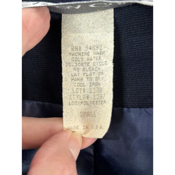 Vintage skirt suit nautical Brenda Goode navy crest patch small - Picture 11 of 15